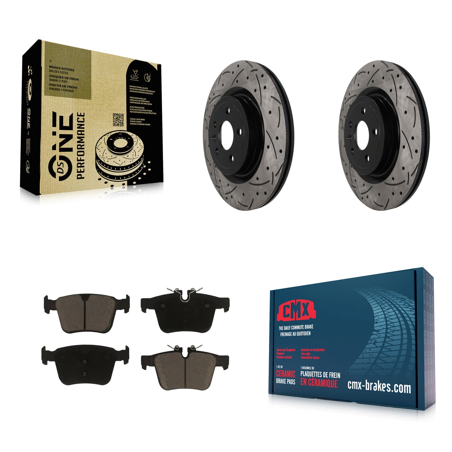 Disc Rotors and Ceramic Brake Pads Kit-KDC-101896 Kit.bestparts.ca