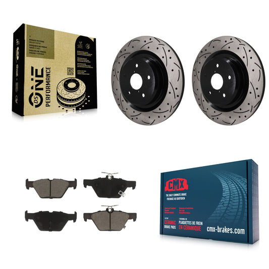 Disc Rotors and Ceramic Brake Pads Kit-KDC-101897