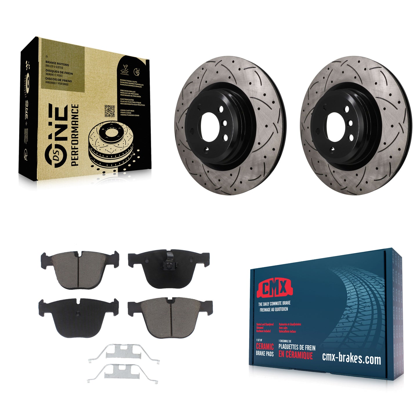 Disc Rotors and Ceramic Brake Pads Kit-KDC-101901 Kit.bestparts.ca