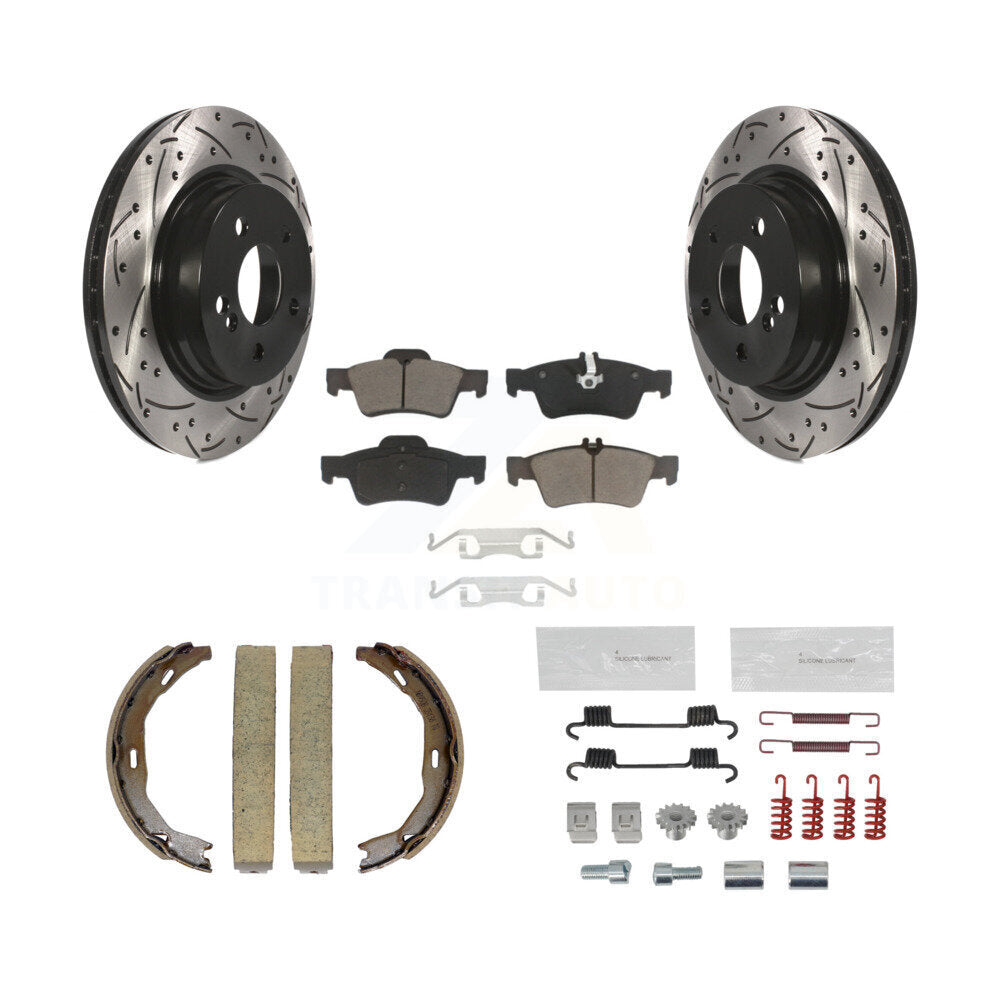 Coated Disc Rotors and Ceramic Brake Pads Kit-KDC-101907