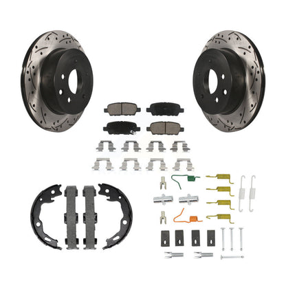 Coated Disc Rotors and Ceramic Brake Pads Kit-KDC-101909