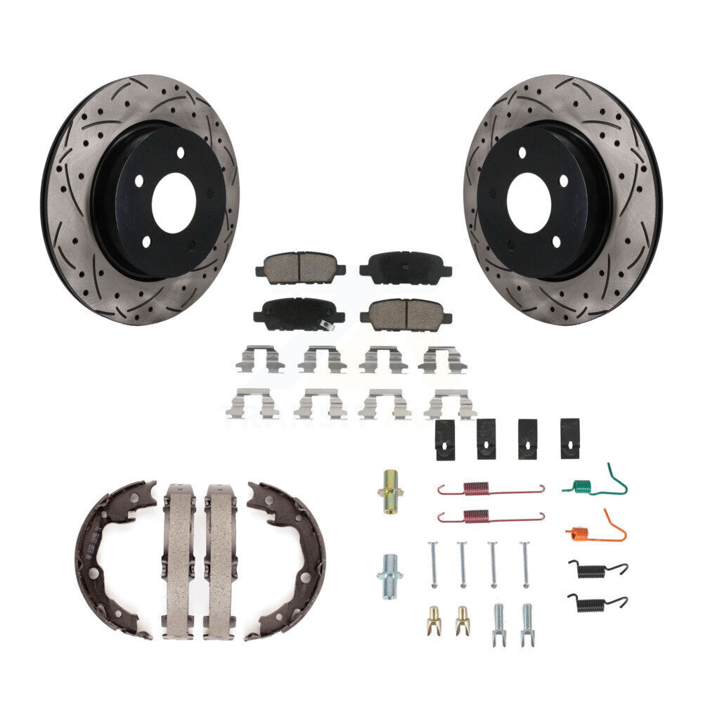 Disc Rotors and Ceramic Brake Pads Kit-KDC-101911