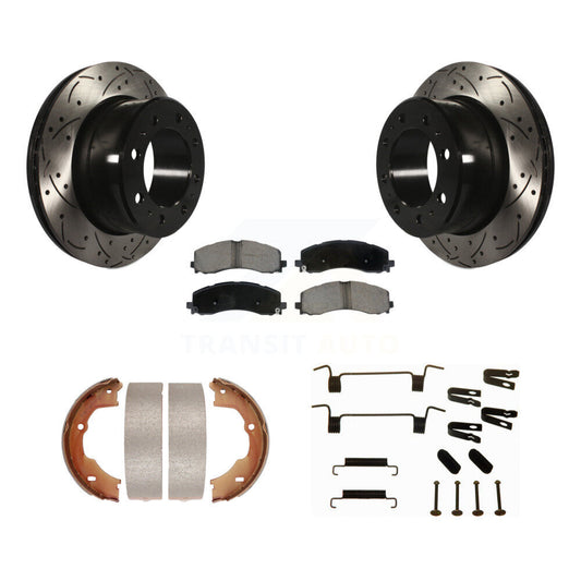 Coated Disc Rotors and Ceramic Brake Pads Kit-KDC-101916
