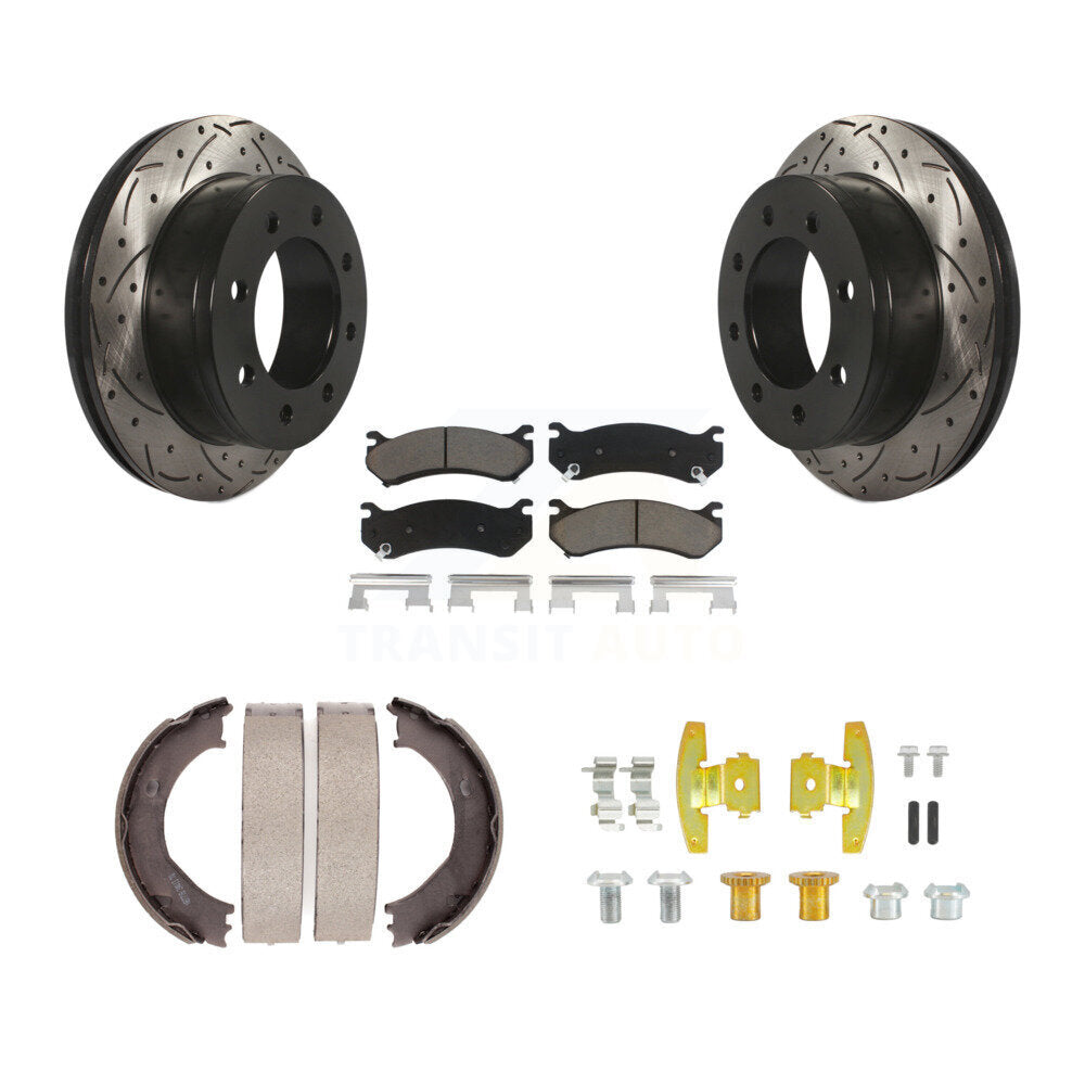 Coated Disc Rotors and Ceramic Brake Pads Kit-KDC-101917