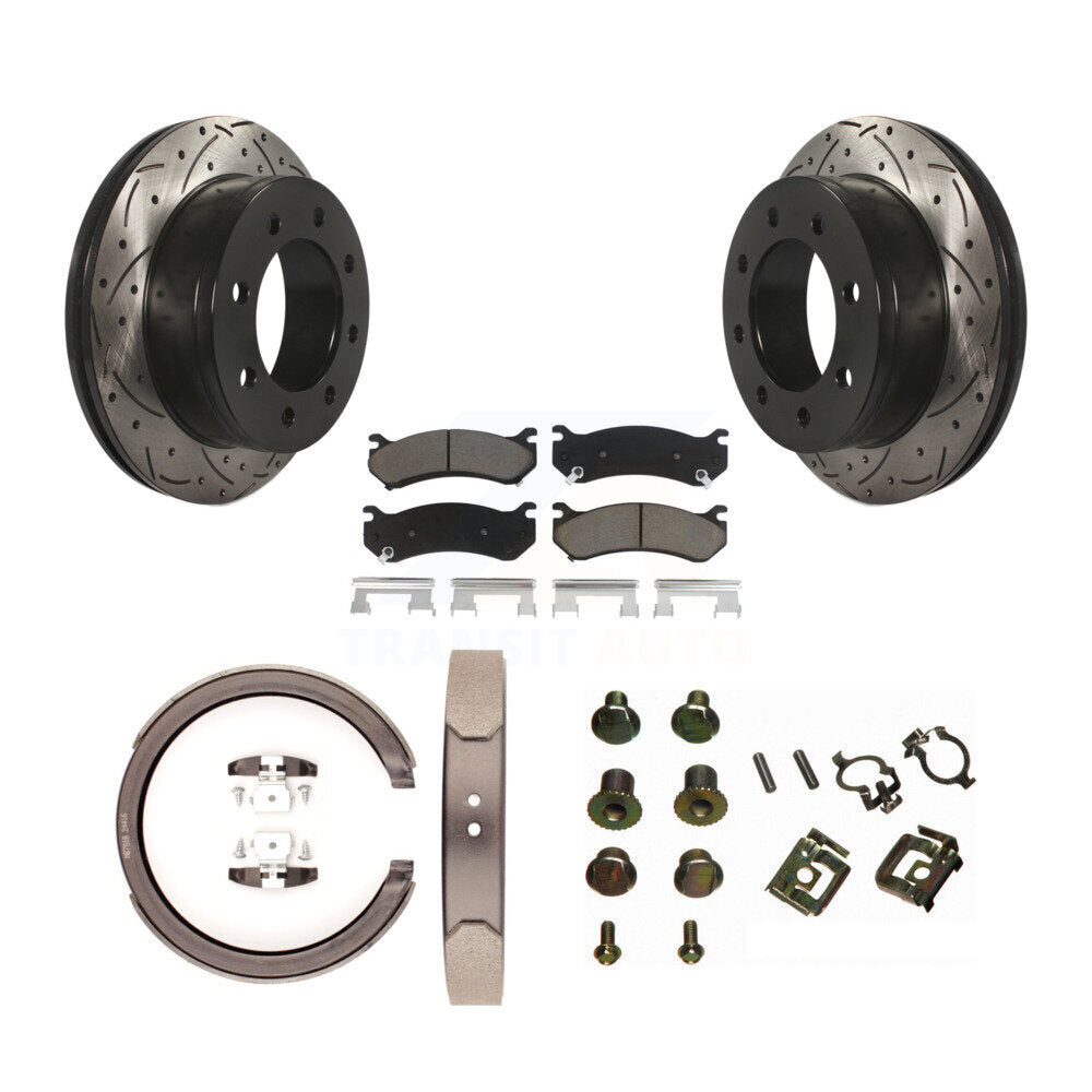 Coated Disc Rotors and Ceramic Brake Pads Kit-KDC-101918 Kit.bestparts.ca