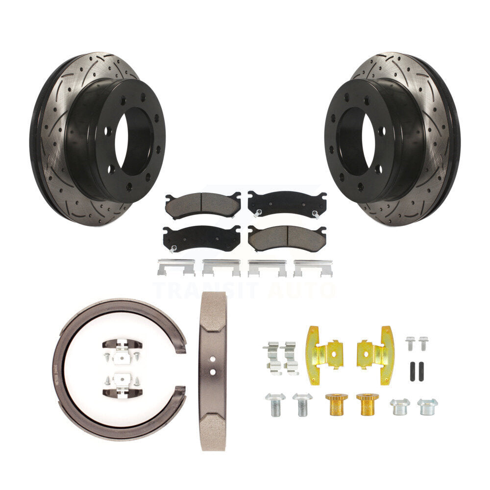 Coated Disc Rotors and Ceramic Brake Pads Kit-KDC-101919 Kit.bestparts.ca