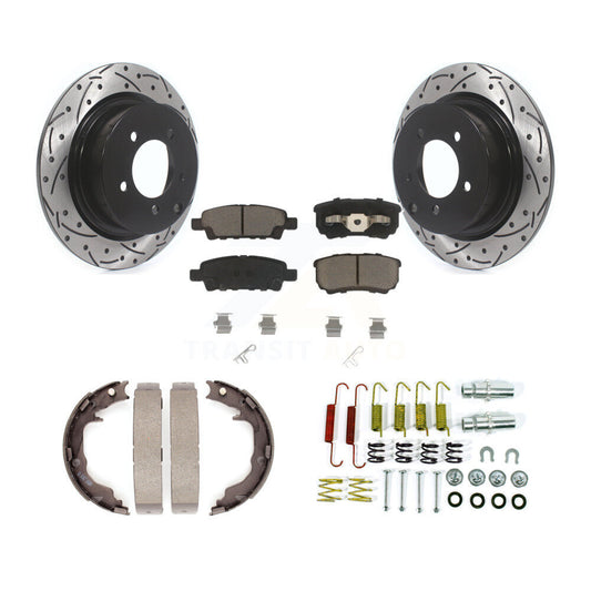 Coated Disc Rotors and Ceramic Brake Pads Kit-KDC-101921