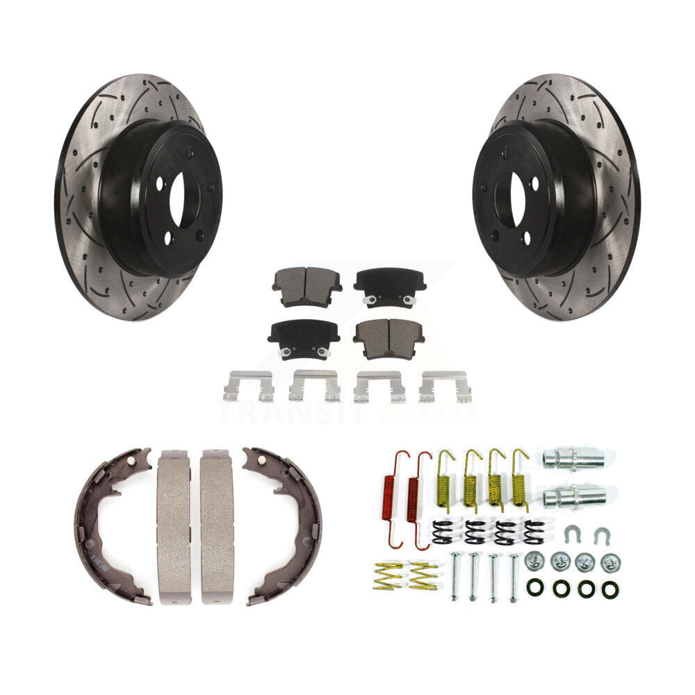 Coated Disc Rotors and Ceramic Brake Pads Kit-KDC-101922 Kit.bestparts.ca