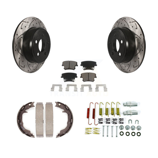 Coated Disc Rotors and Ceramic Brake Pads Kit-KDC-101922