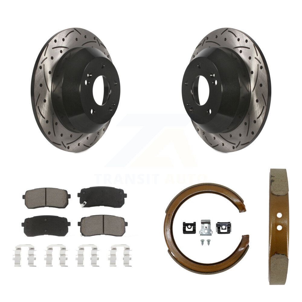 Coated Disc Rotors and Ceramic Brake Pads Kit-KDC-101936 Kit.bestparts.ca