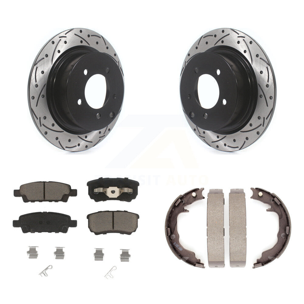 Coated Disc Rotors and Ceramic Brake Pads Kit-KDC-101942 Kit.bestparts.ca