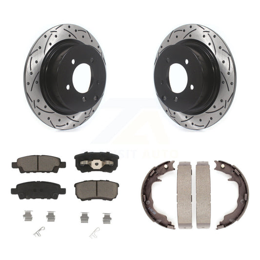Coated Disc Rotors and Ceramic Brake Pads Kit-KDC-101942