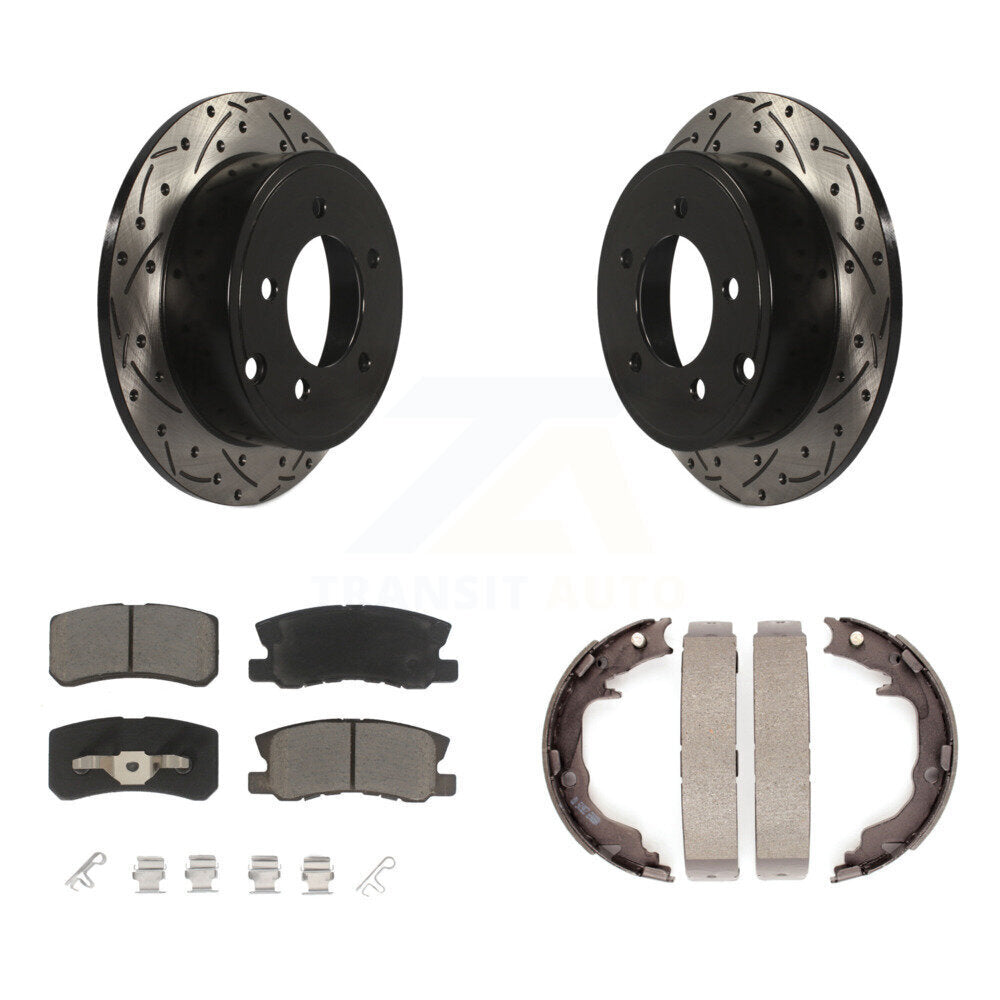Coated Disc Rotors and Ceramic Brake Pads Kit-KDC-101943 Kit.bestparts.ca