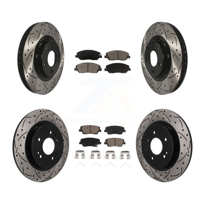 Coated Disc Rotors and Ceramic Brake Pads Kit-KDC-101953