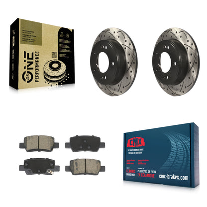 Coated Disc Rotors and Ceramic Brake Pads Kit-KDC-101956