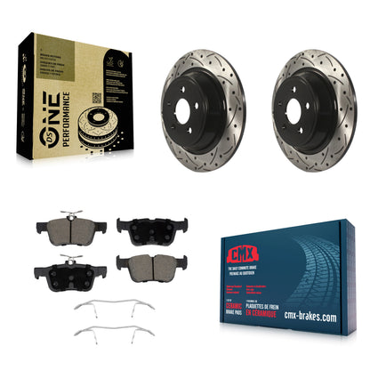 Coated Disc Rotors and Ceramic Brake Pads Kit-KDC-101961