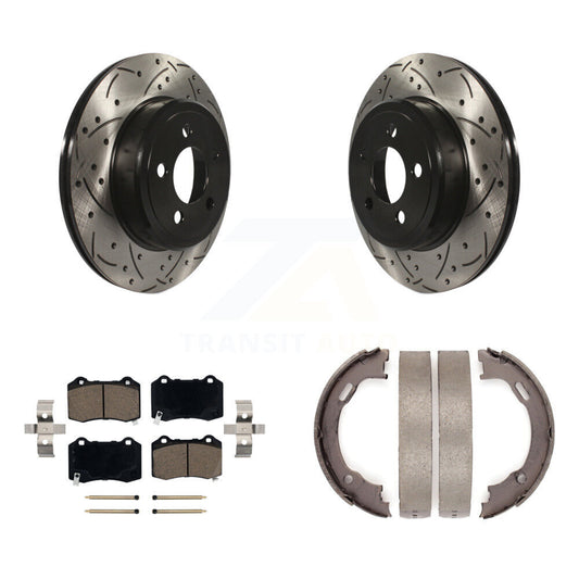 Coated Disc Rotors and Ceramic Brake Pads Kit-KDC-101963