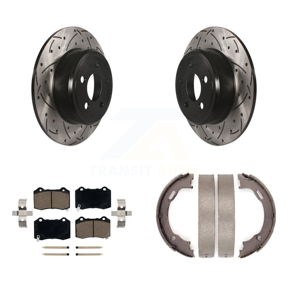 Coated Disc Rotors and Ceramic Brake Pads Kit-KDC-101964 Kit.bestparts.ca