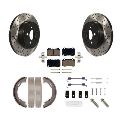 Coated Disc Rotors and Ceramic Brake Pads Kit-KDC-101965
