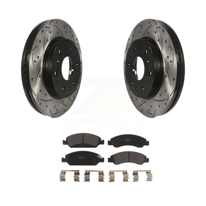 Coated Disc Rotors and Semi-Metallic Brake Pads Kit-KDF-100003 - Kit.bestparts.ca