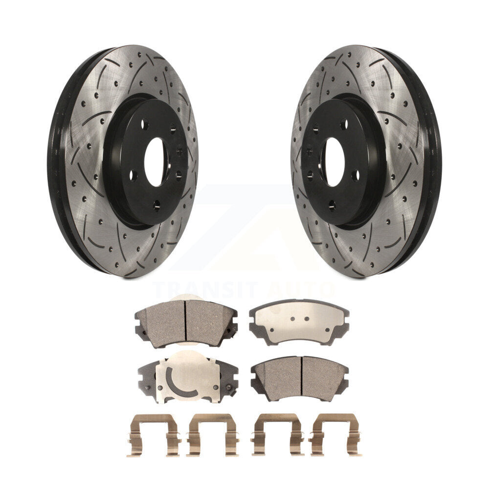 Coated Disc Rotors and Semi-Metallic Brake Pads Kit-KDF-100006 - Kit.bestparts.ca Kit.bestparts.ca