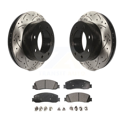 Coated Disc Rotors and Semi-Metallic Brake Pads Kit-KDF-100018 - Kit.bestparts.ca