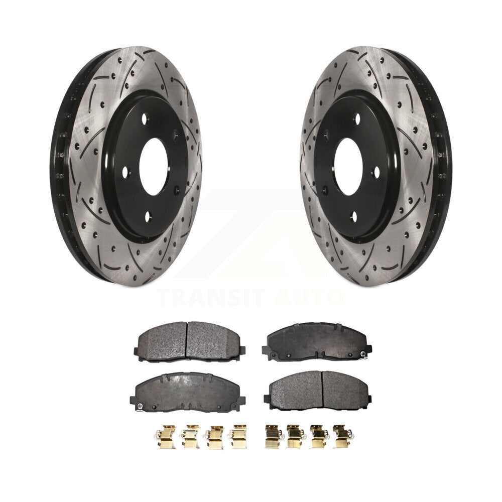 Coated Disc Rotors and Semi-Metallic Brake Pads Kit-KDF-100050 - Kit.bestparts.ca Kit.bestparts.ca