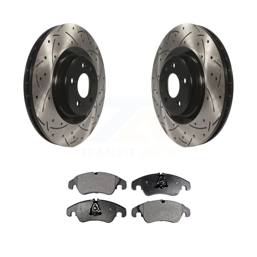 Coated Disc Rotors and Semi-Metallic Brake Pads Kit-KDF-100128 - Kit.bestparts.ca Kit.bestparts.ca