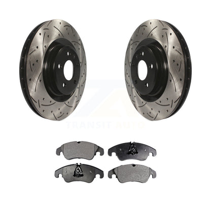 Coated Disc Rotors and Semi-Metallic Brake Pads Kit-KDF-100128 - Kit.bestparts.ca