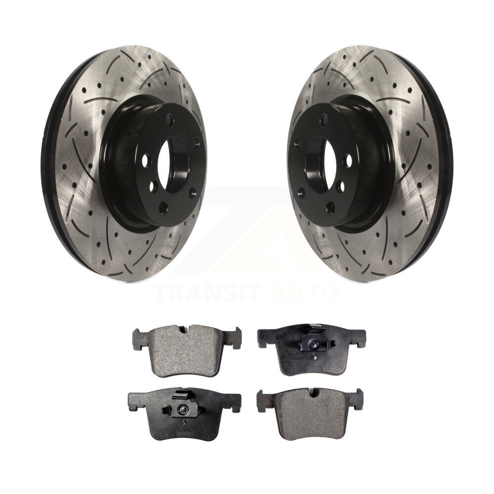 Coated Disc Rotors and Semi-Metallic Brake Pads Kit-KDF-100144 - Kit.bestparts.ca Kit.bestparts.ca