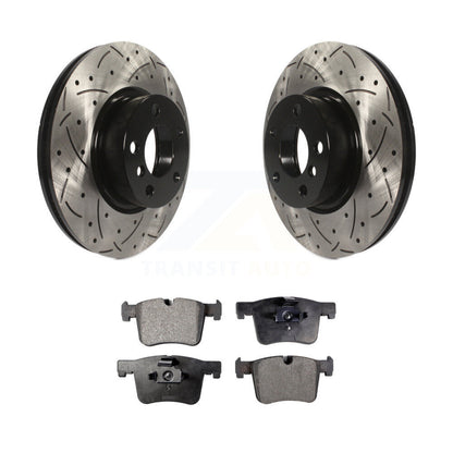 Coated Disc Rotors and Semi-Metallic Brake Pads Kit-KDF-100144 - Kit.bestparts.ca
