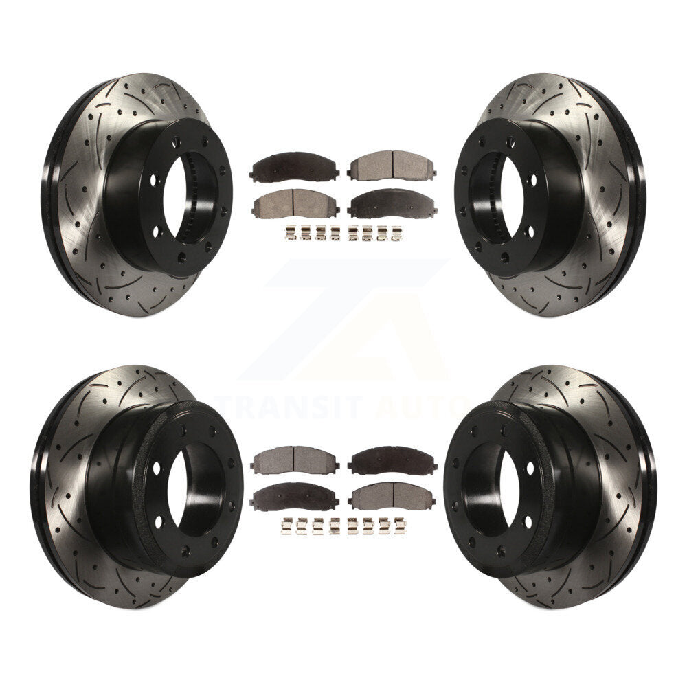 Disc Rotors and Semi-Metallic Brake Pads Kit-KDF-100237 - Kit.bestparts.ca