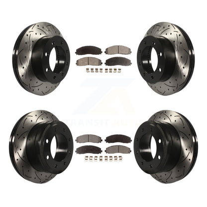 Disc Rotors and Semi-Metallic Brake Pads Kit-KDF-100237 - Kit.bestparts.ca