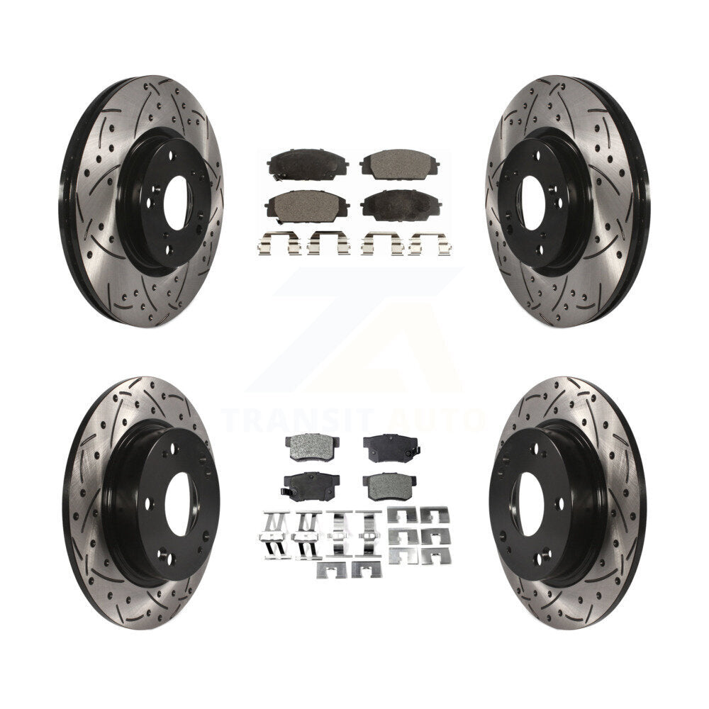 Disc Rotors and Semi-Metallic Brake Pads Kit-KDF-100280 - Kit.bestparts.ca Kit.bestparts.ca
