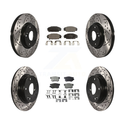 Disc Rotors and Semi-Metallic Brake Pads Kit-KDF-100280 - Kit.bestparts.ca