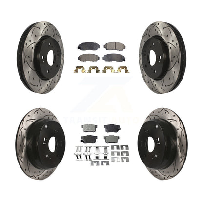Disc Rotors and Semi-Metallic Brake Pads Kit-KDF-100314 - Kit.bestparts.ca