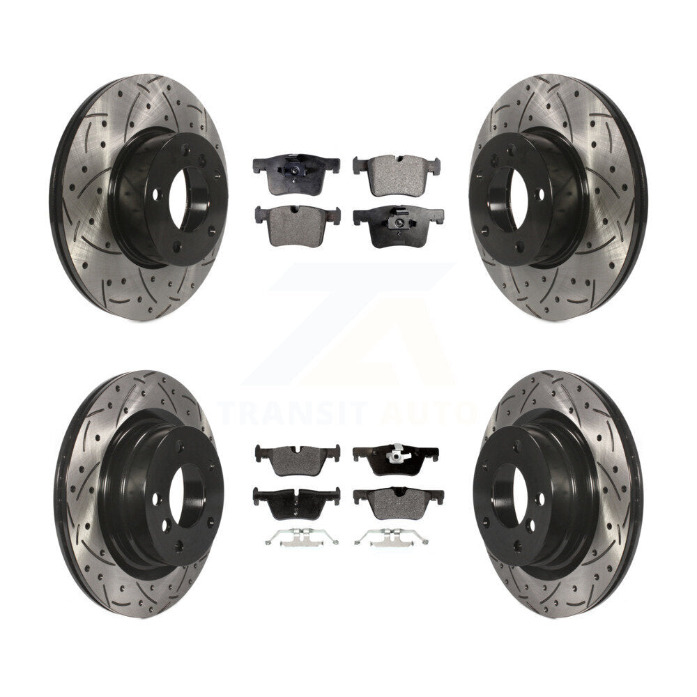 Disc Rotors and Semi-Metallic Brake Pads Kit-KDF-100341 - Kit.bestparts.ca