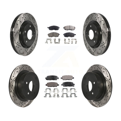 Disc Rotors and Semi-Metallic Brake Pads Kit-KDF-100360 - Kit.bestparts.ca