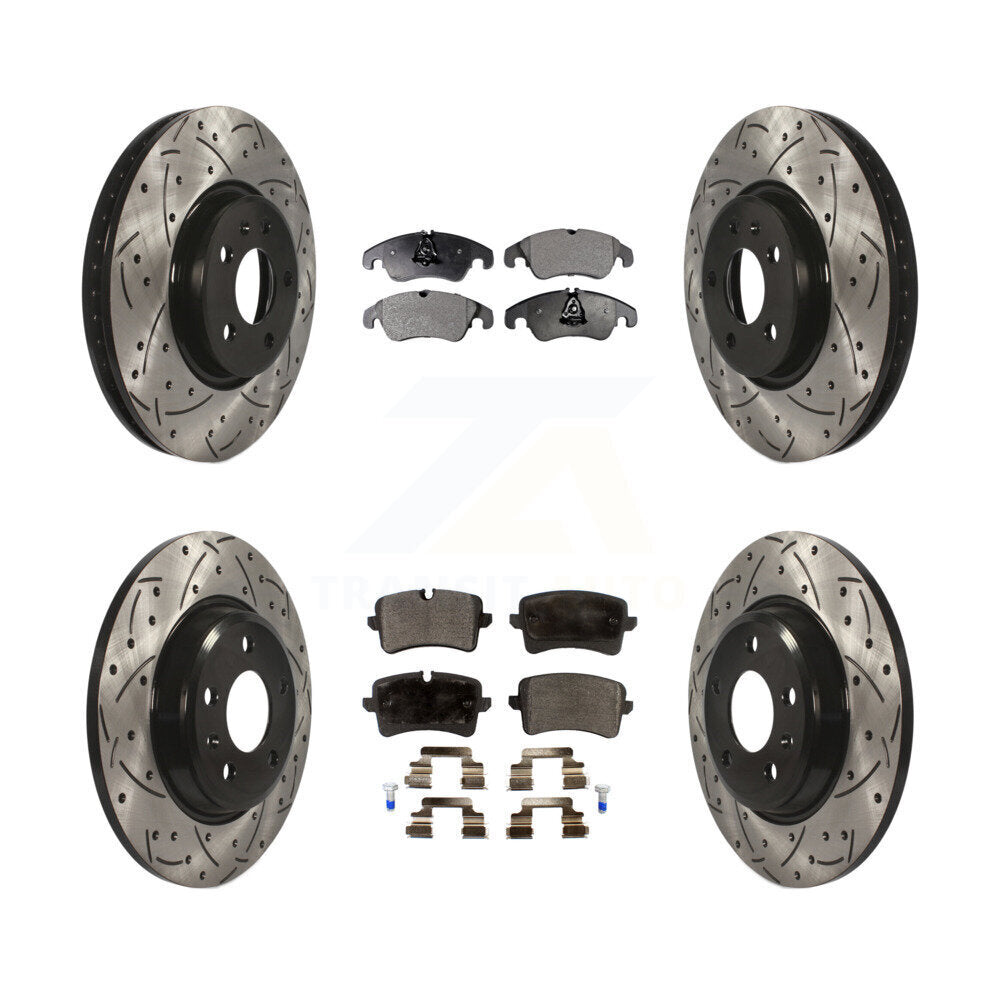 Disc Rotors and Semi-Metallic Brake Pads Kit-KDF-100370 - Kit.bestparts.ca Kit.bestparts.ca