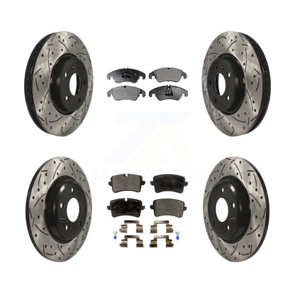 Disc Rotors and Semi-Metallic Brake Pads Kit-KDF-100370 - Kit.bestparts.ca