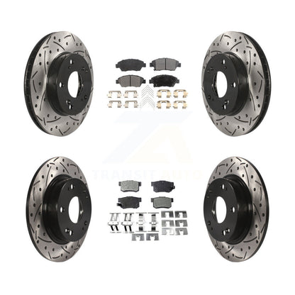 Disc Rotors and Semi-Metallic Brake Pads Kit-KDF-100374 - Kit.bestparts.ca
