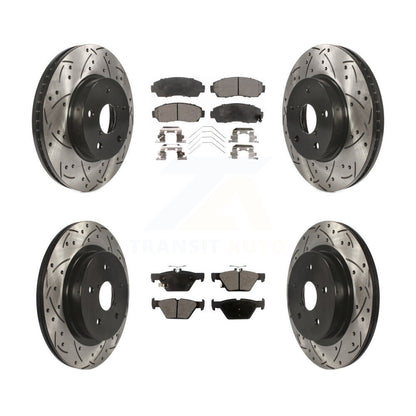 Disc Rotors and Semi-Metallic Brake Pads Kit-KDF-100404 - Kit.bestparts.ca