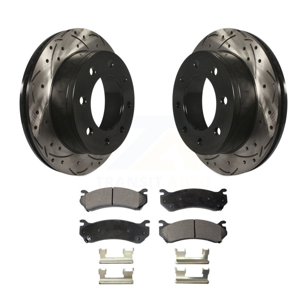 Coated Disc Rotors and Semi-Metallic Brake Pads Kit-KDF-100412 - Kit.bestparts.ca Kit.bestparts.ca