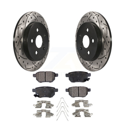 Coated Disc Rotors and Semi-Metallic Brake Pads Kit-KDF-100418 - Kit.bestparts.ca