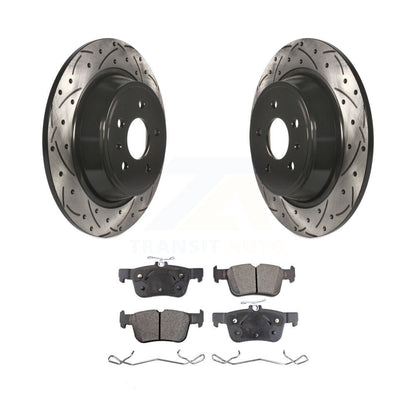 Coated Disc Rotors and Semi-Metallic Brake Pads Kit-KDF-100452 - Kit.bestparts.ca