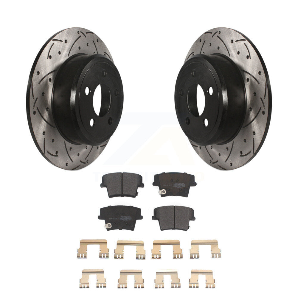 Coated Disc Rotors and Semi-Metallic Brake Pads Kit-KDF-100457 - Kit.bestparts.ca Kit.bestparts.ca