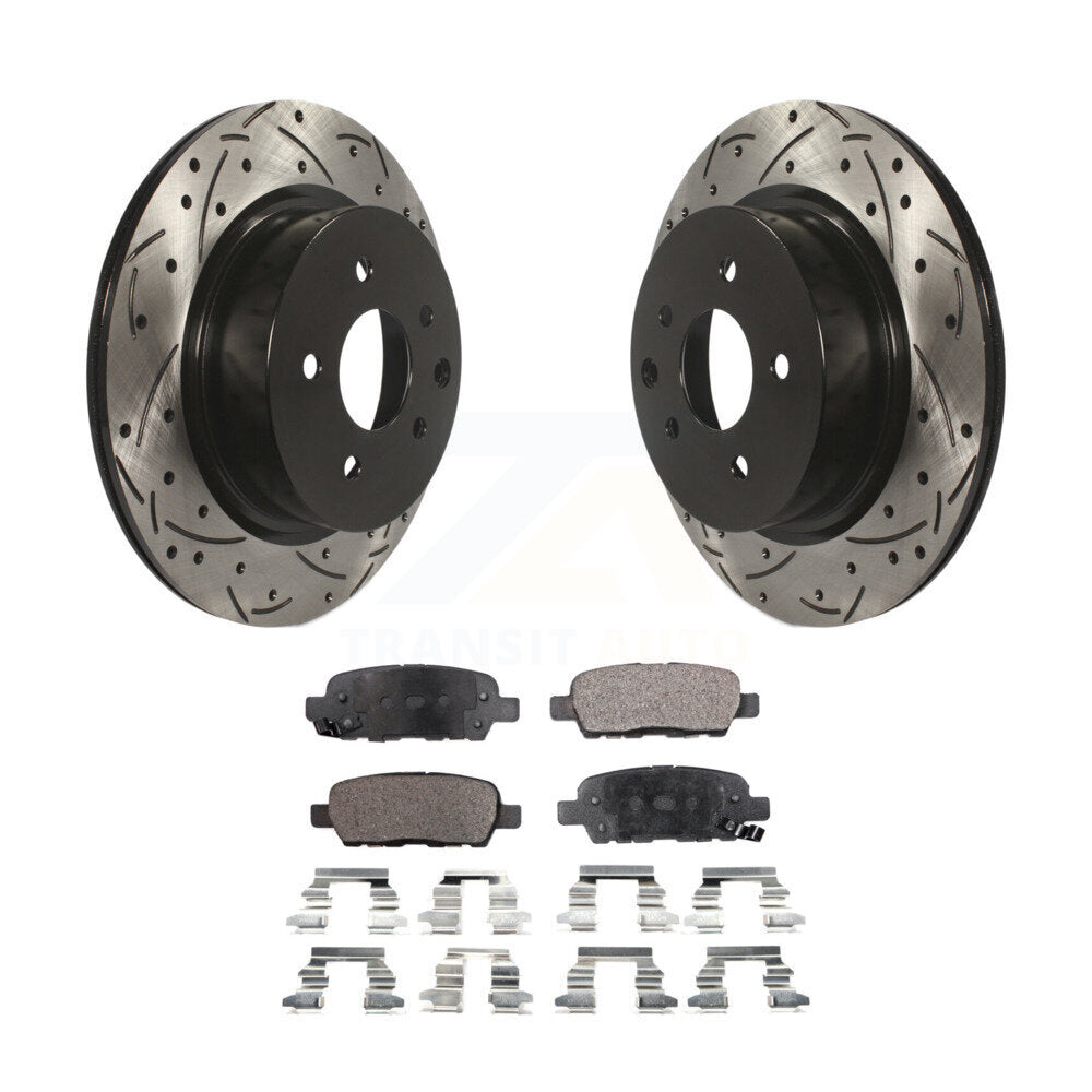 Coated Disc Rotors and Semi-Metallic Brake Pads Kit-KDF-100481 - Kit.bestparts.ca Kit.bestparts.ca