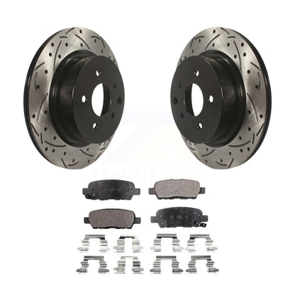 Coated Disc Rotors and Semi-Metallic Brake Pads Kit-KDF-100481 - Kit.bestparts.ca