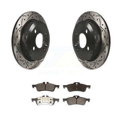Coated Disc Rotors and Semi-Metallic Brake Pads Kit-KDF-100497 - Kit.bestparts.ca
