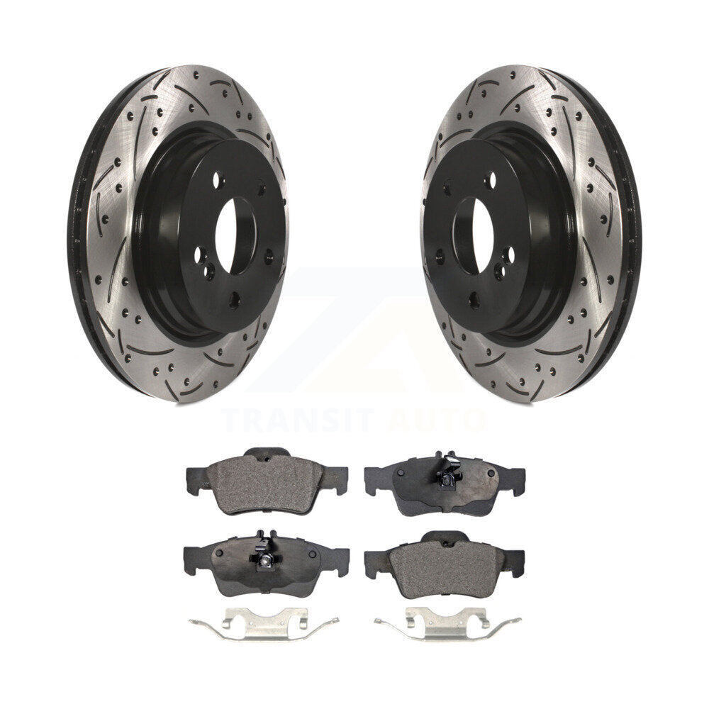 Coated Disc Rotors and Semi-Metallic Brake Pads Kit-KDF-100534 - Kit.bestparts.ca Kit.bestparts.ca